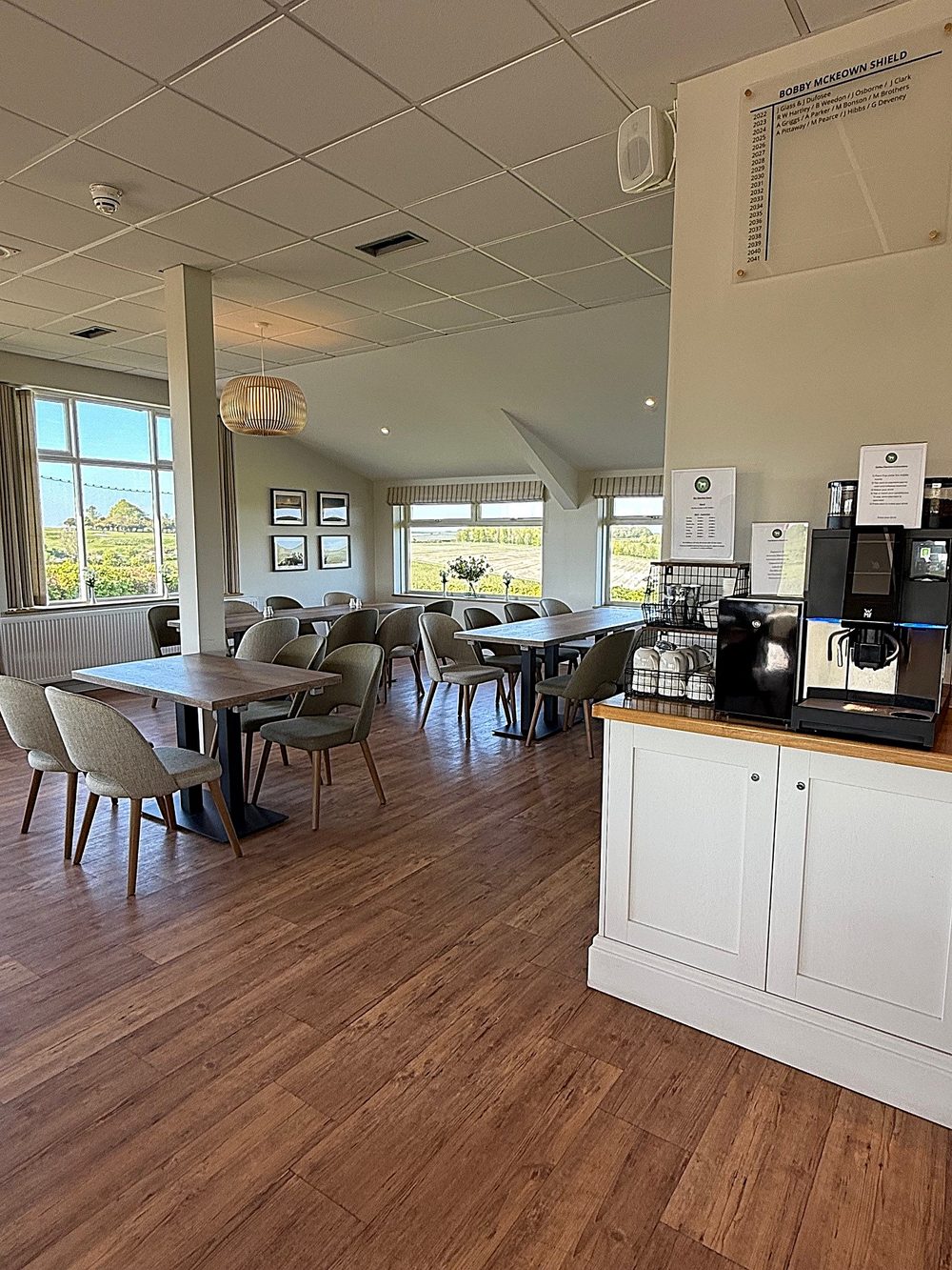 Golf Clubhouse coffee