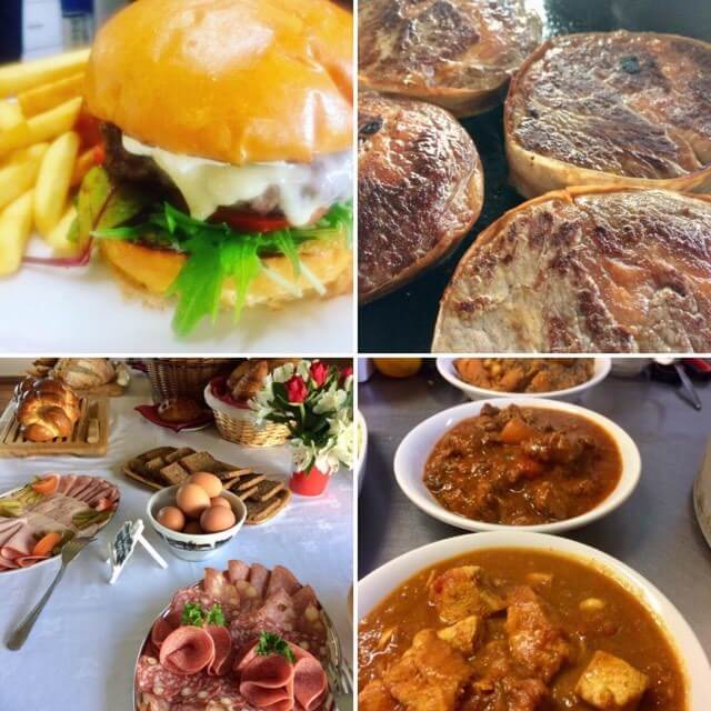 Golf Clubhouse examples of food served